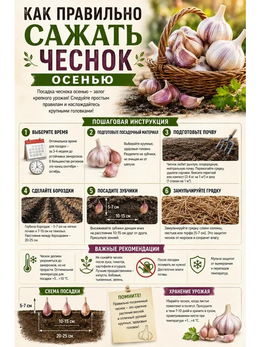 Чеснок посадочный Добрыня озимый 1 кг, 500 г, фото 3