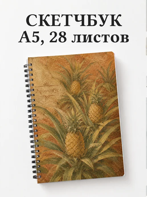 Скетчбук Ананас