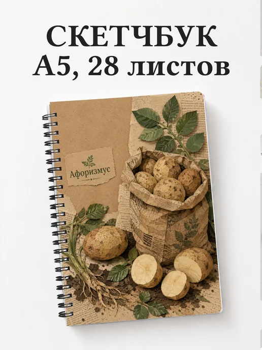Скетчбук Картофель