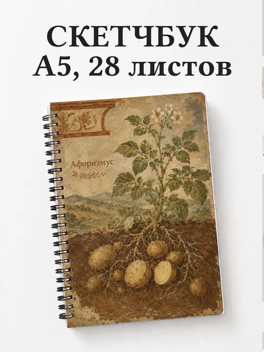 Скетчбук Картофель