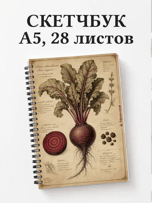 Скетчбук Свекла