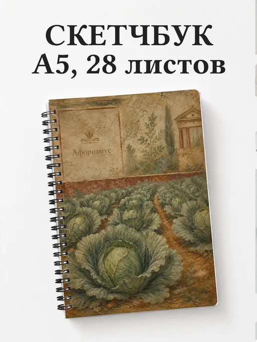 Скетчбук Капуста