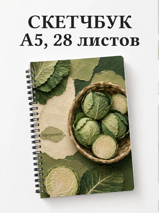 Скетчбук Капуста