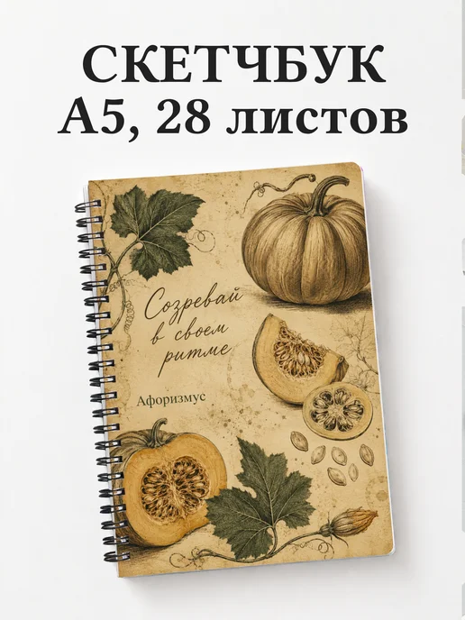 Скетчбук Тыква