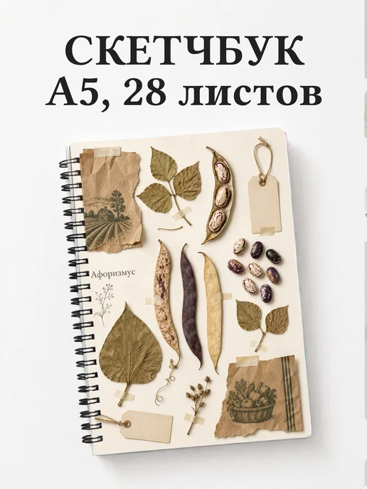 Скетчбук Фасоль