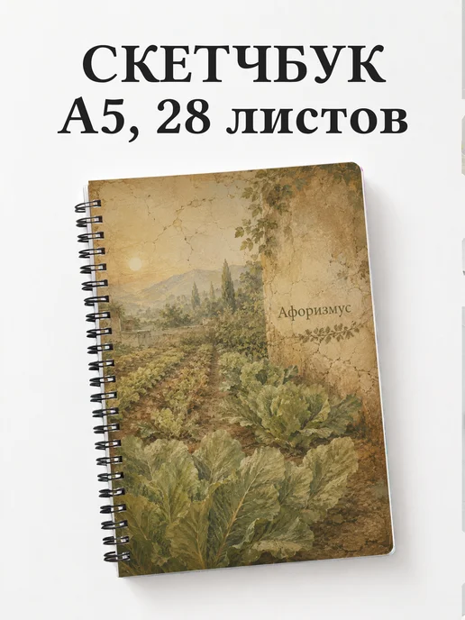 Скетчбук Салат