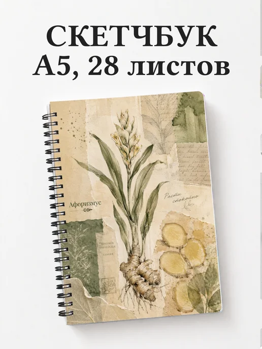 Скетчбук Имбирь