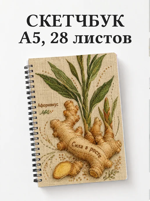 Скетчбук Имбирь