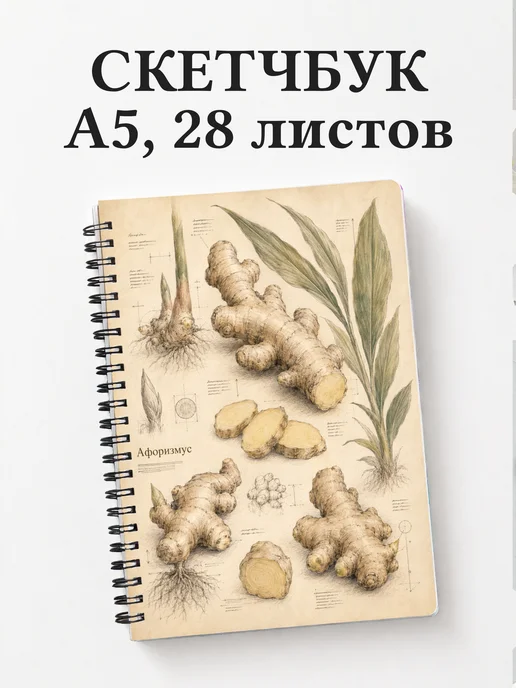 Скетчбук Имбирь