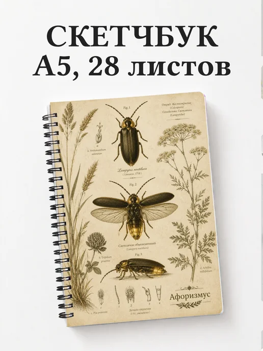 Скетчбук Светлячок