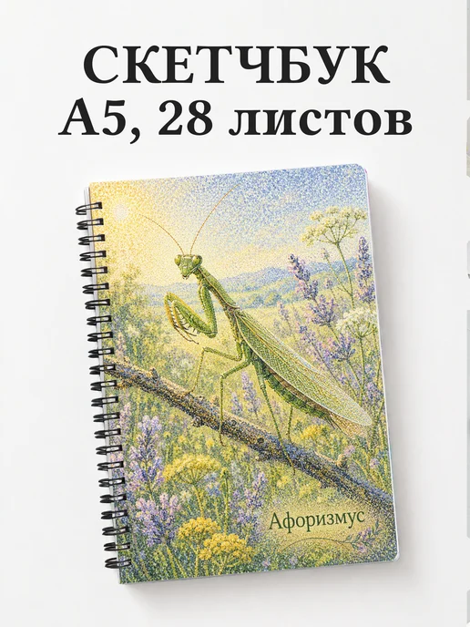 Скетчбук Богомол