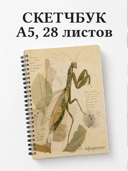 Скетчбук Богомол