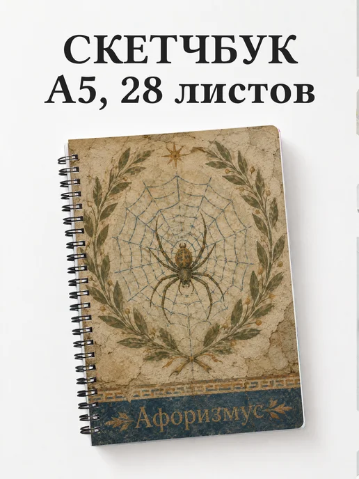 Скетчбук Паук