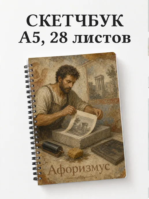 Скетчбук Литография