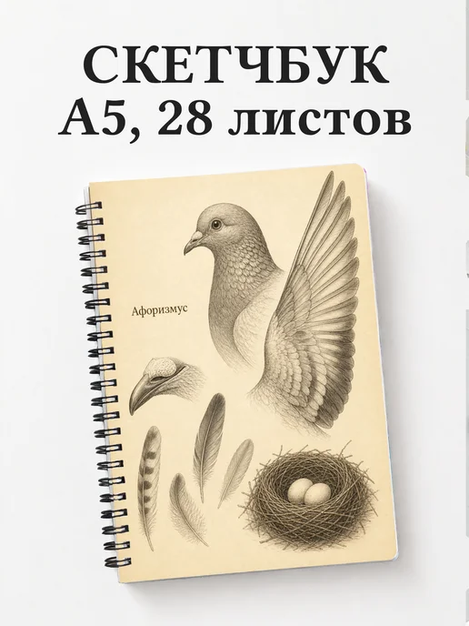 Скетчбук Голубь