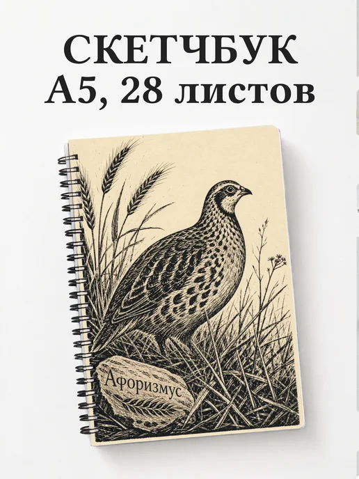 Скетчбук Куропатка