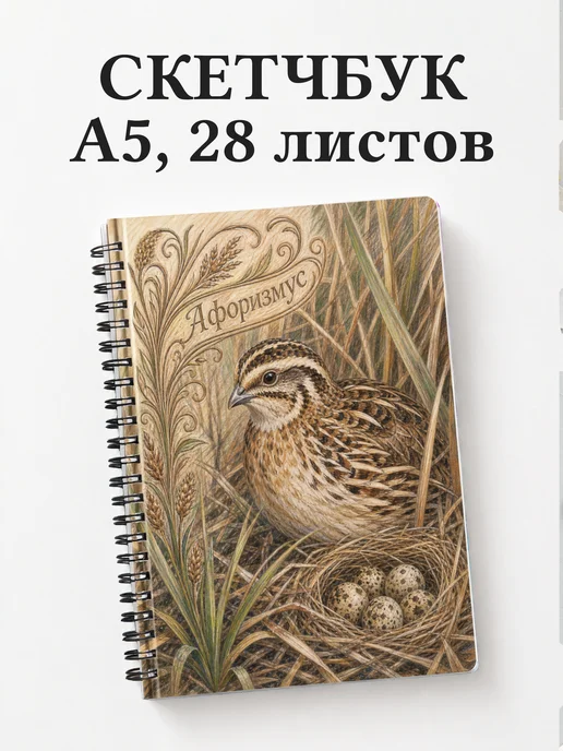 Скетчбук Перепел