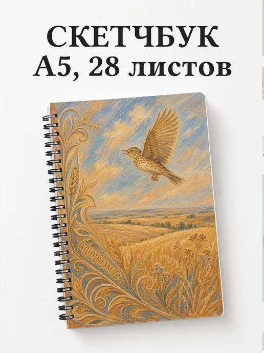 Скетчбук Жаворонок
