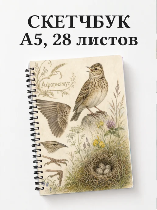 Скетчбук Жаворонок