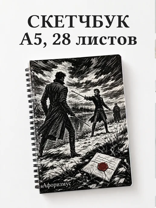 Скетчбук Капитанская дочка