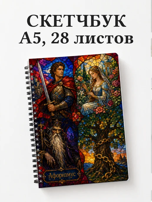 Скетчбук Руслан и Людмила
