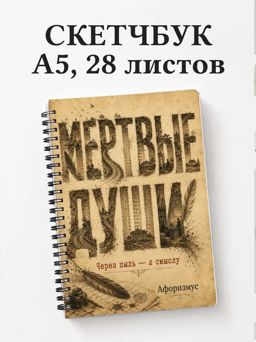 Скетчбук Мертвые души