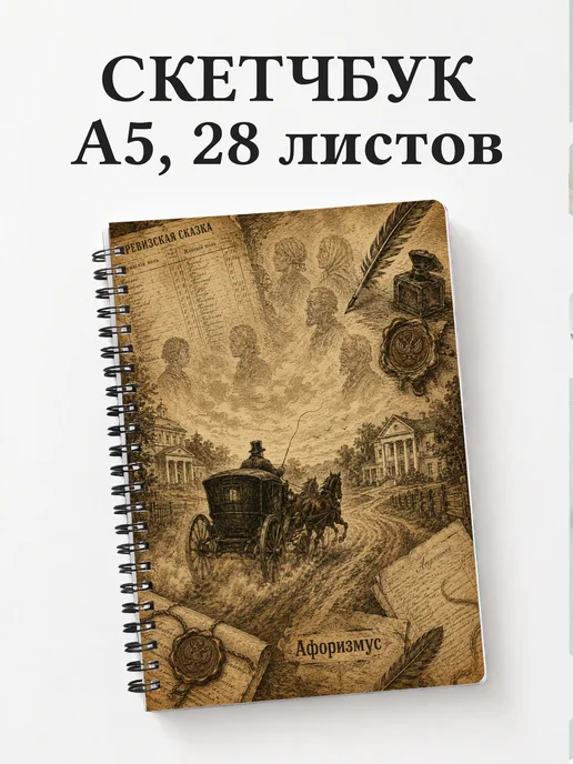 Скетчбук Мертвые души