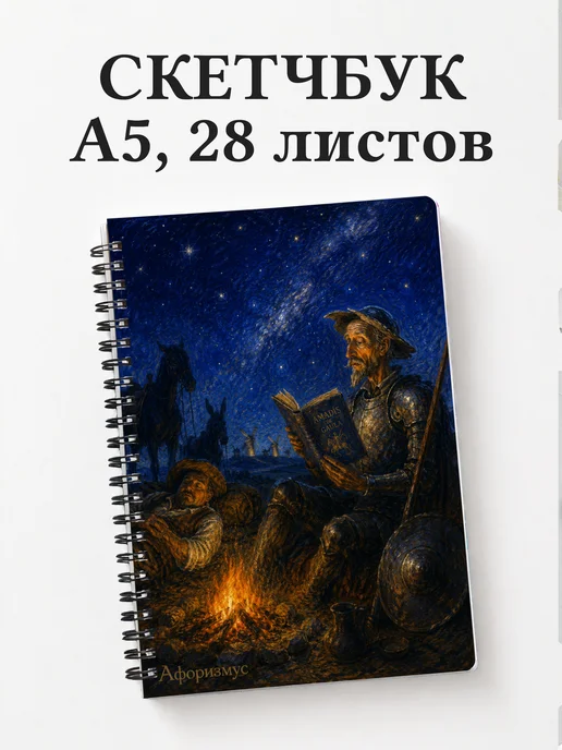 Скетчбук Дон Кихот