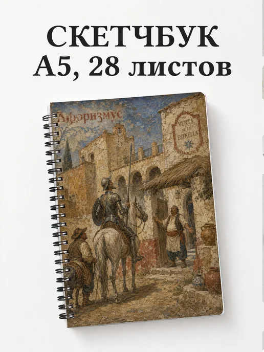 Скетчбук Дон Кихот