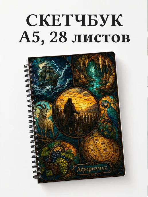Скетчбук Робинзон Крузо