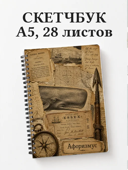 Скетчбук Моби Дик
