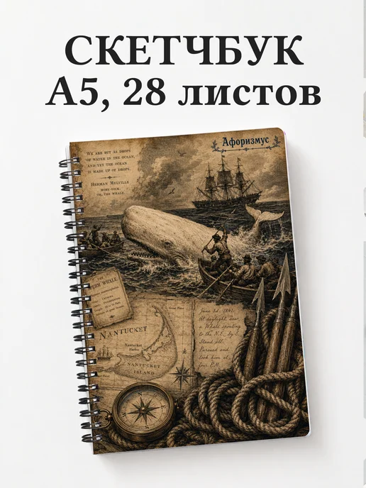 Скетчбук Моби Дик