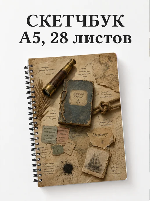 Скетчбук Остров сокровищ