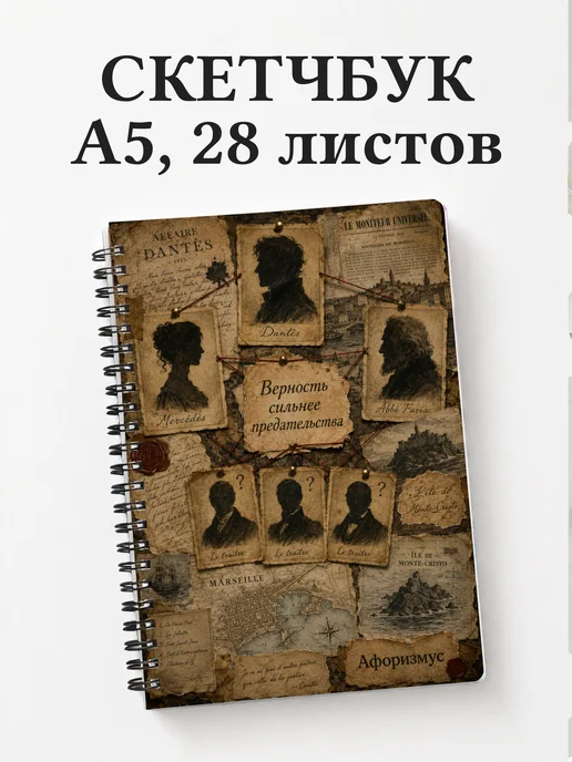 Скетчбук Граф Монте-Кристо