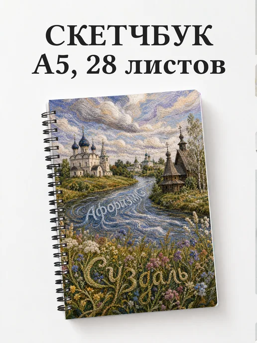 Скетчбук Суздаль