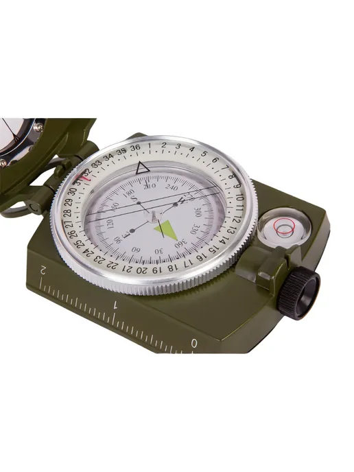 S.N.M.I.S. Store Компас алюминиевый туристический жидкостный с чехлом К4580, зеленый, фото 4