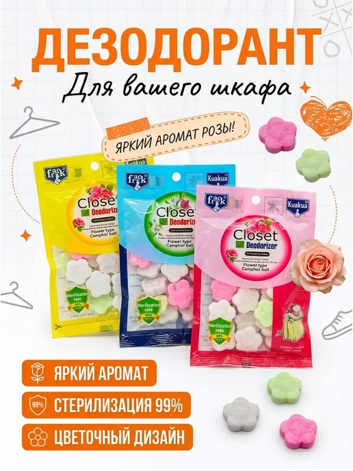 ХочуТут3 Ароматизатор в шкаф для вещей парфюмированный, синий, фото 2
