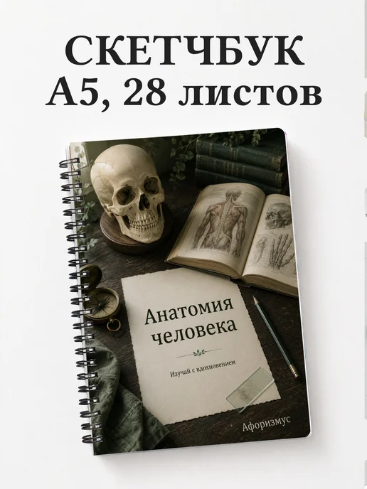 Скетчбук Анатомия человека