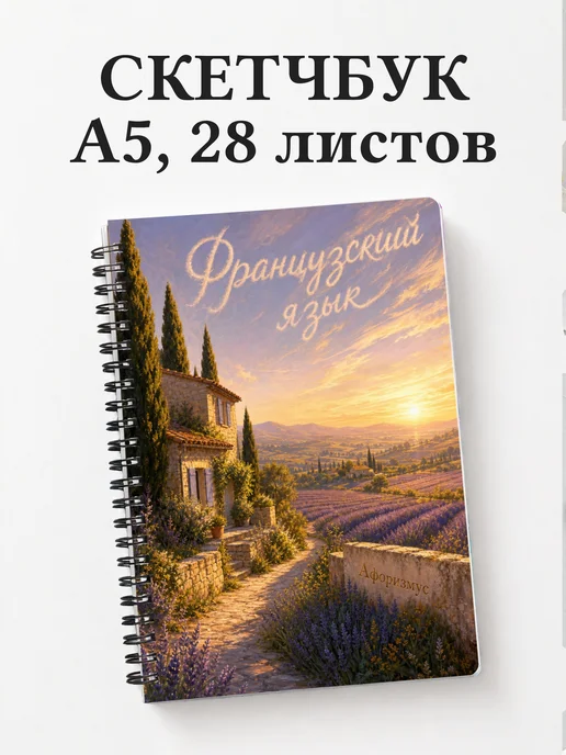 Скетчбук Французский язык