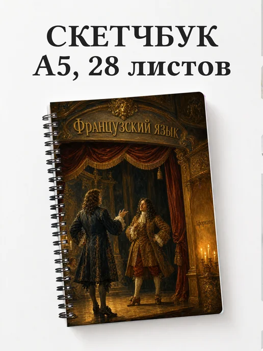 Скетчбук Французский язык