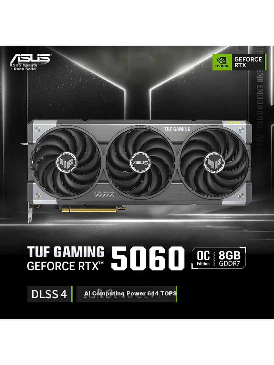 Видеокарта ASUS TUF RTX 5060 O8G Gaming