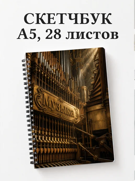 Скетчбук Музыка