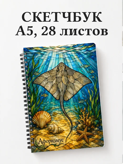 Скетчбук Скат