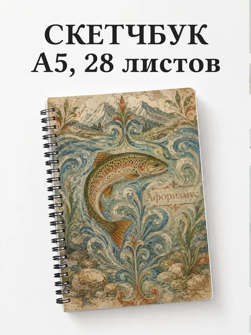 Скетчбук Форель