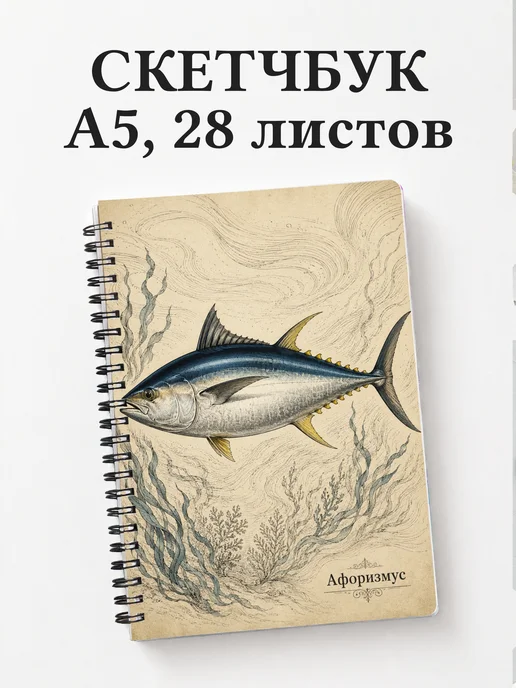 Скетчбук Тунец