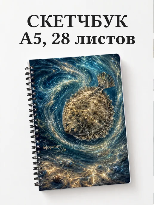 Скетчбук Камбала