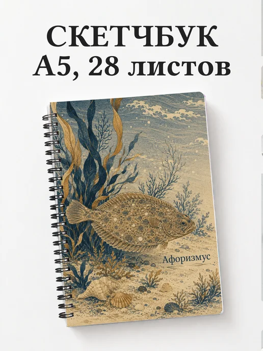 Скетчбук Камбала