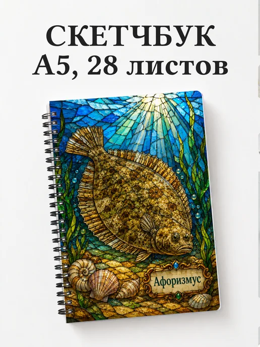 Скетчбук Камбала