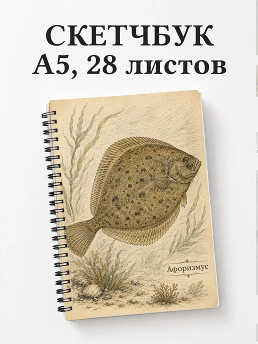 Скетчбук Камбала