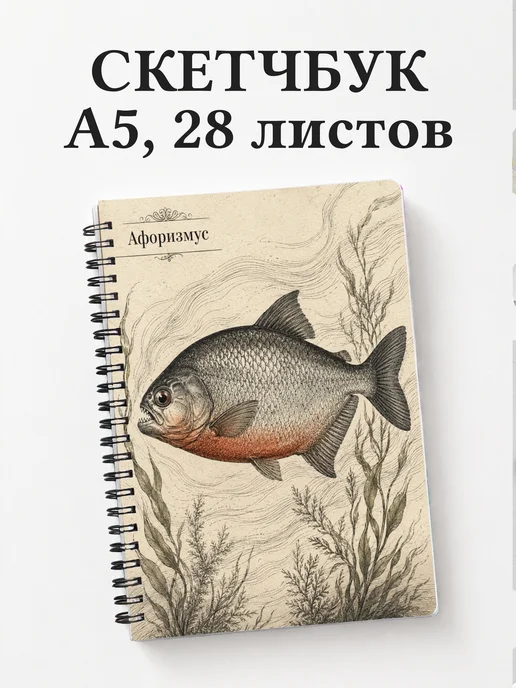 Скетчбук Пиранья